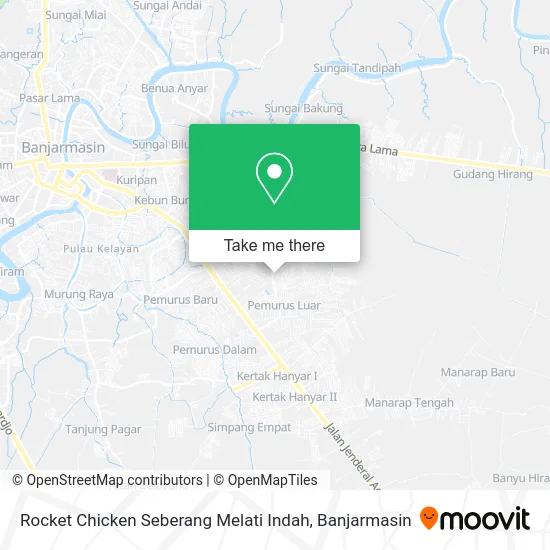 Rocket Chicken Seberang Melati Indah map