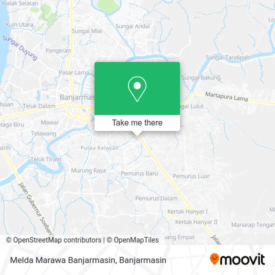 Melda Marawa Banjarmasin map
