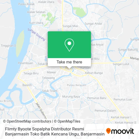 Flimty Byoote Sopalpha Distributor Resmi Banjarmasin Toko Batik Kencana Ungu map