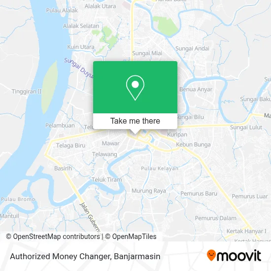 Authorized Money Changer map