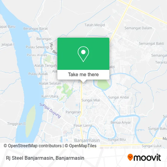 Rj Steel Banjarmasin map