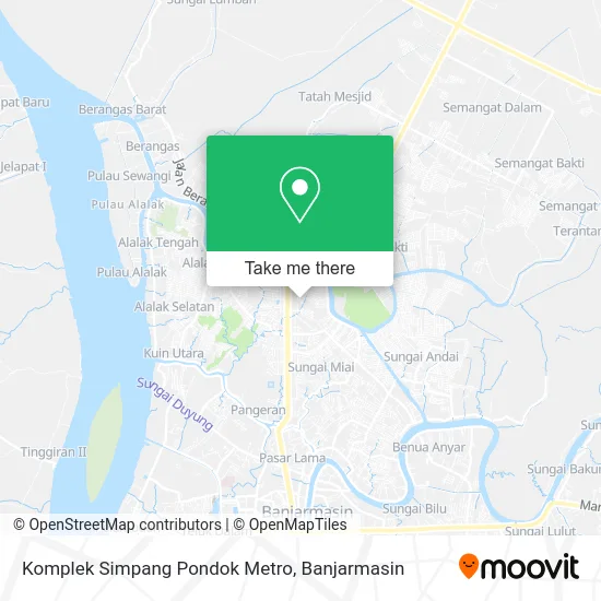 Komplek Simpang Pondok Metro map