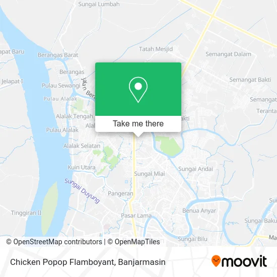 Chicken Popop Flamboyant map