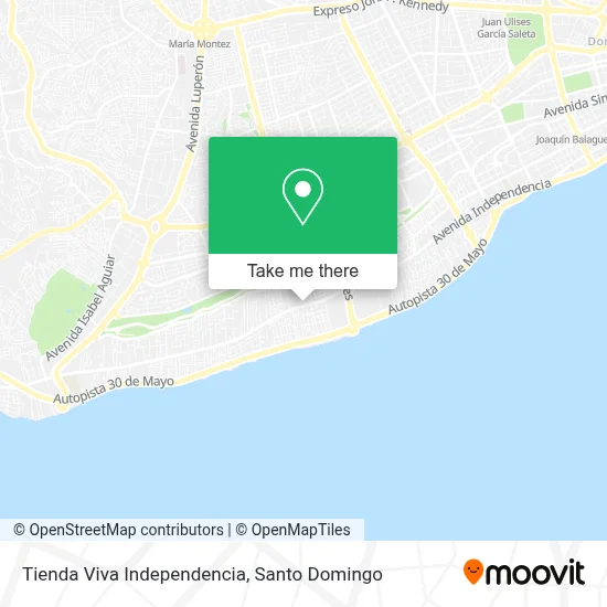 Tienda Viva Independencia map
