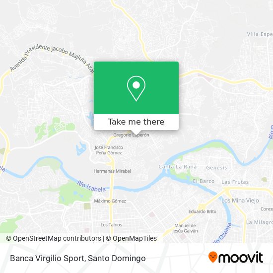 Banca Virgilio Sport map