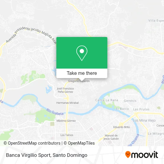 Banca Virgilio Sport map