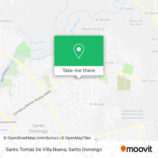 Santo Tomas De Villa Nueva map