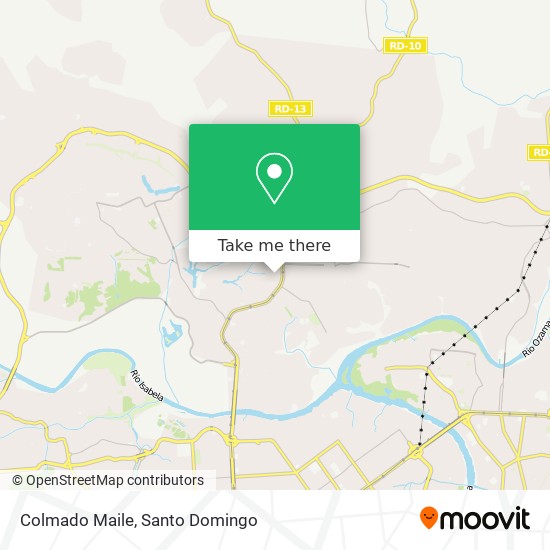 Colmado Maile map
