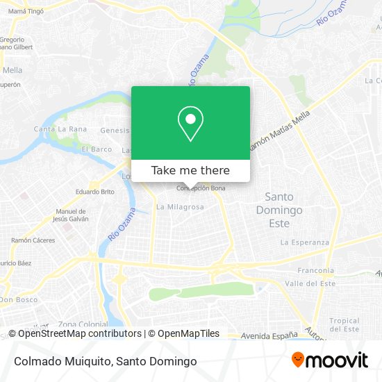 Colmado Muiquito map