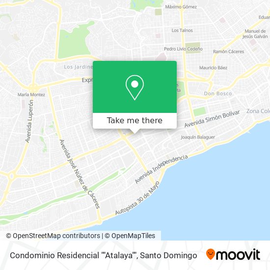 Condominio Residencial ""Atalaya"" map