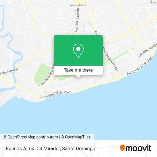 Buenos Aires Del Mirador map