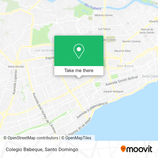 Colegio Babeque map