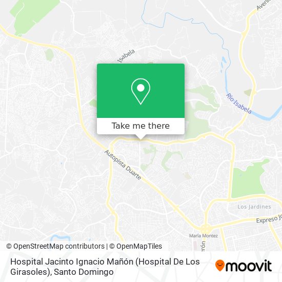 Hospital Jacinto Ignacio Mañón (Hospital De Los Girasoles) map