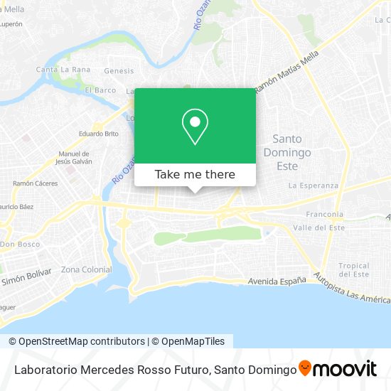 Laboratorio Mercedes Rosso Futuro map