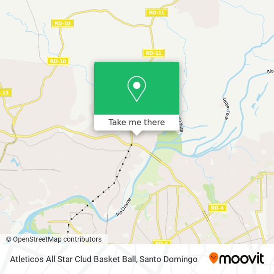 Atleticos All Star Clud Basket Ball map