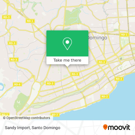 Sandy Import map