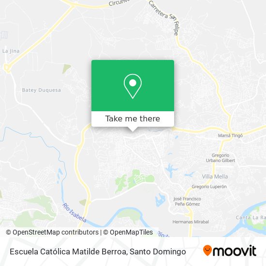 Escuela Católica Matilde Berroa map