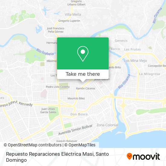 Repuesto Reparaciones Eléctrica Masi map