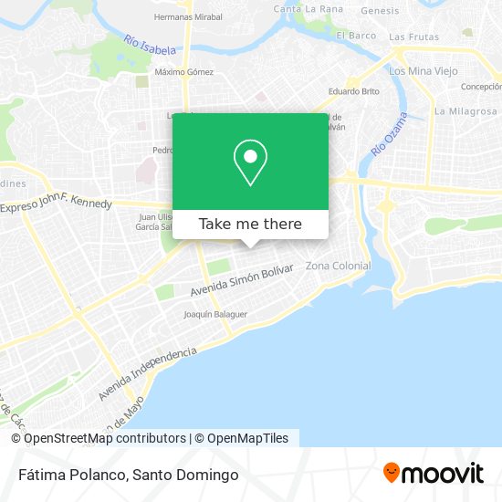 Fátima Polanco map