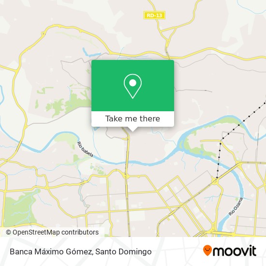 Banca Máximo Gómez map