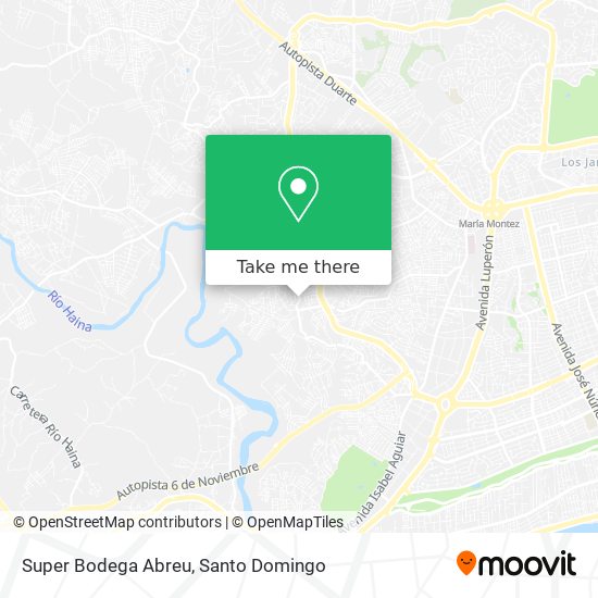 Super Bodega Abreu map