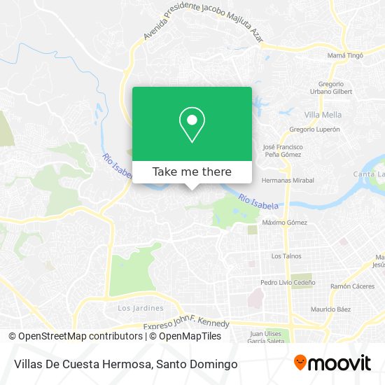 Villas De Cuesta Hermosa map
