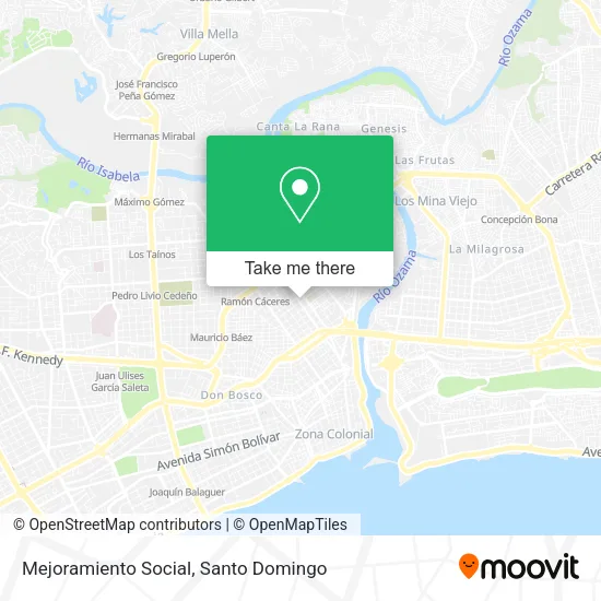 Mejoramiento Social map
