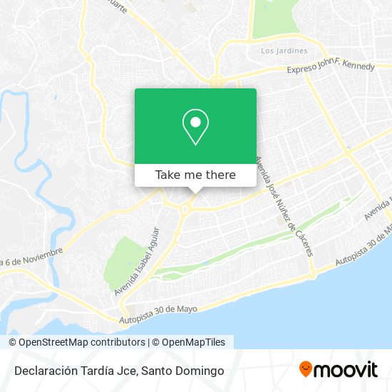 Declaración Tardía Jce map