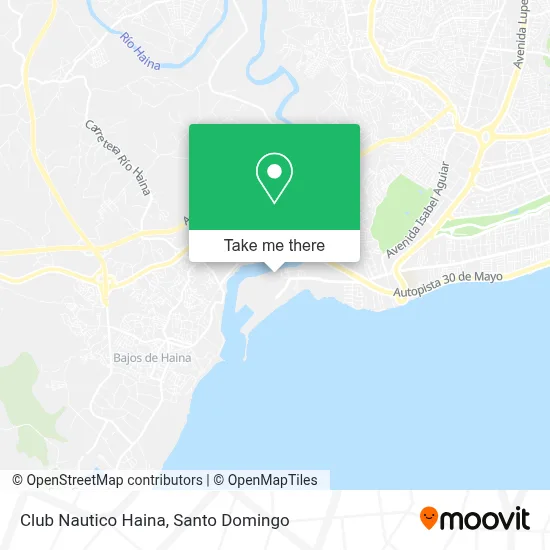 Mapa de Club Nautico Haina