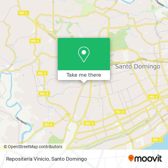 Repositería Vinicio map