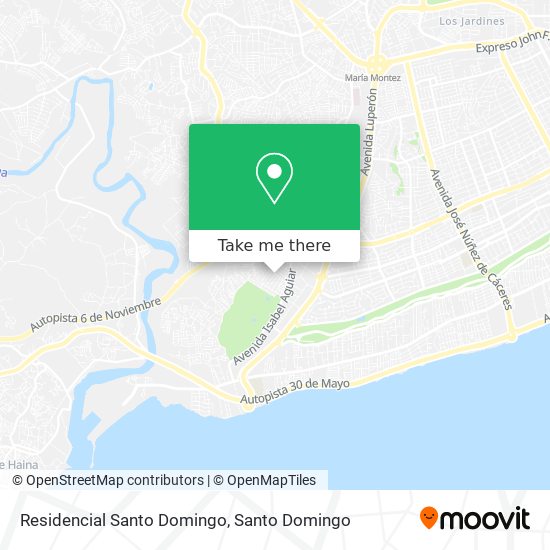 Residencial Santo Domingo map
