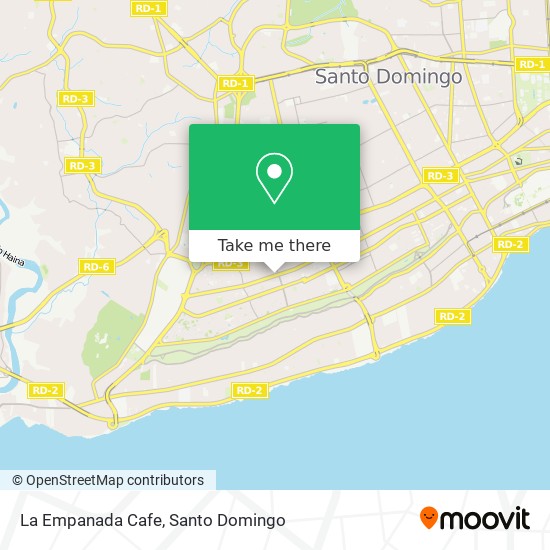 La Empanada Cafe map