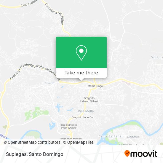 Mapa de Suplegas
