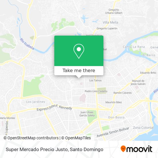 How to get to Super Mercado Precio Justo in Distrito Nacional by Bus or  Metro?