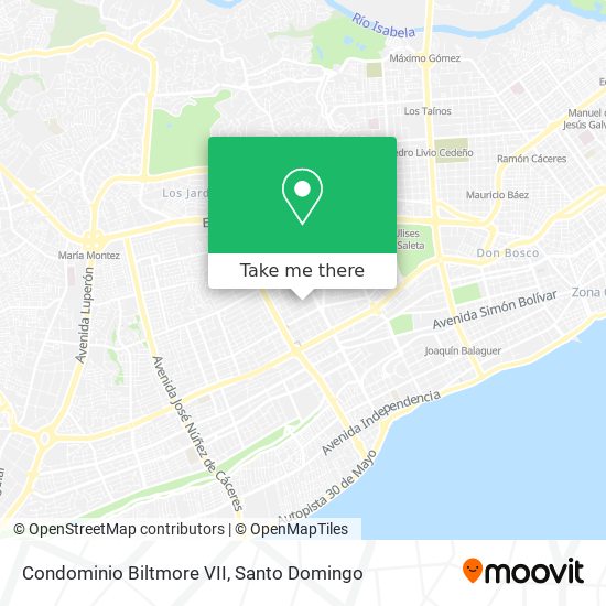 Condominio Biltmore VII map
