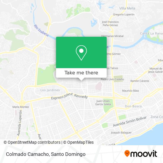 Colmado Camacho map