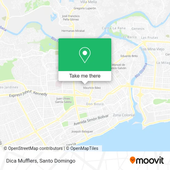 Mapa de Dica Mufflers