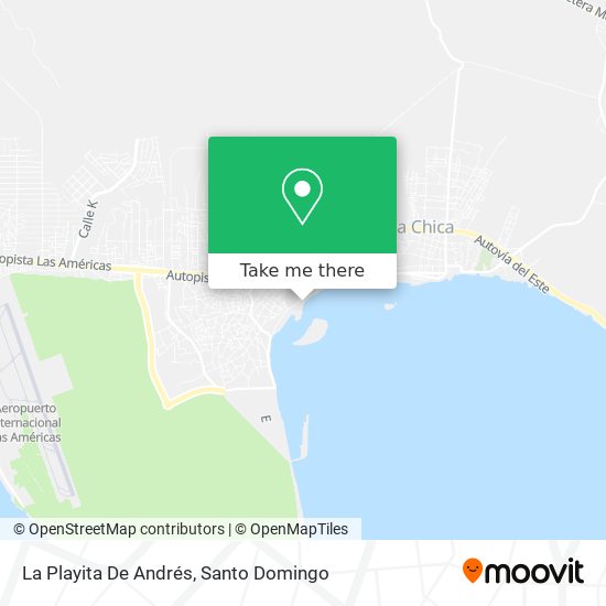 La Playita De Andrés map