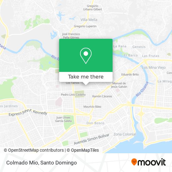 Colmado Mio map