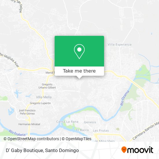 D' Gaby Boutique map
