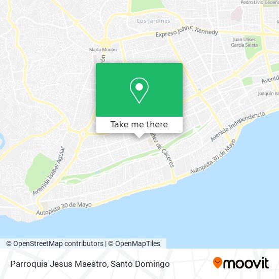 Parroquia Jesus Maestro map