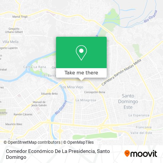 Comedor Económico De La Presidencia map