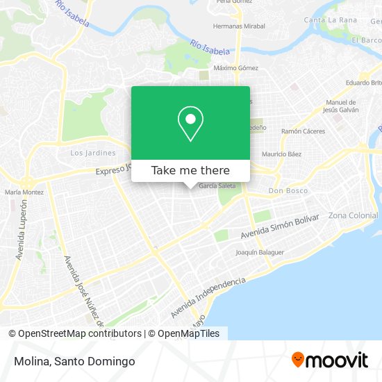 Mapa de Molina