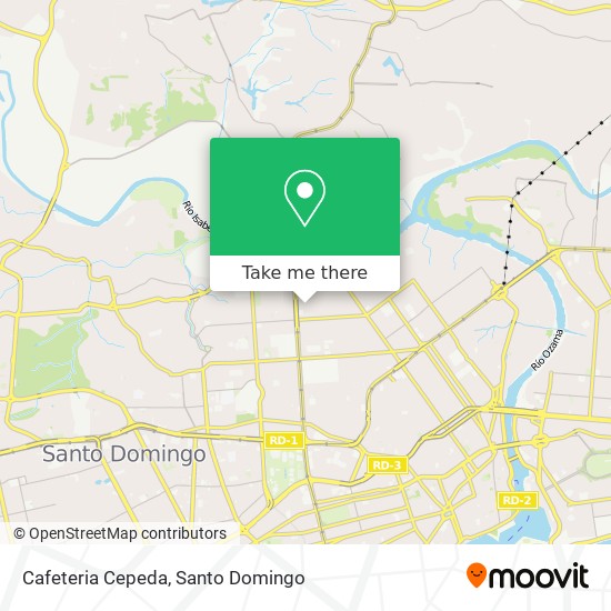 Cafeteria Cepeda map