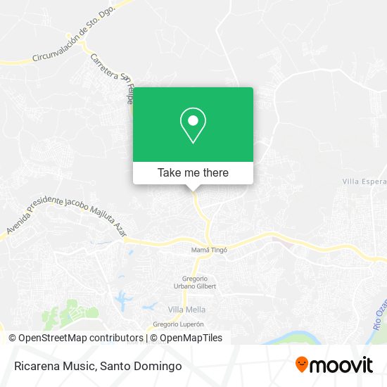 Ricarena Music map