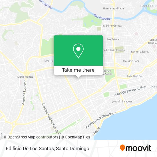 Edificio De Los Santos map