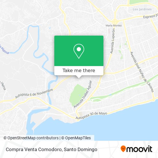Compra Venta Comodoro map