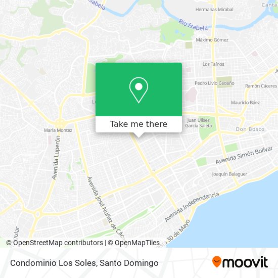 Condominio Los Soles map