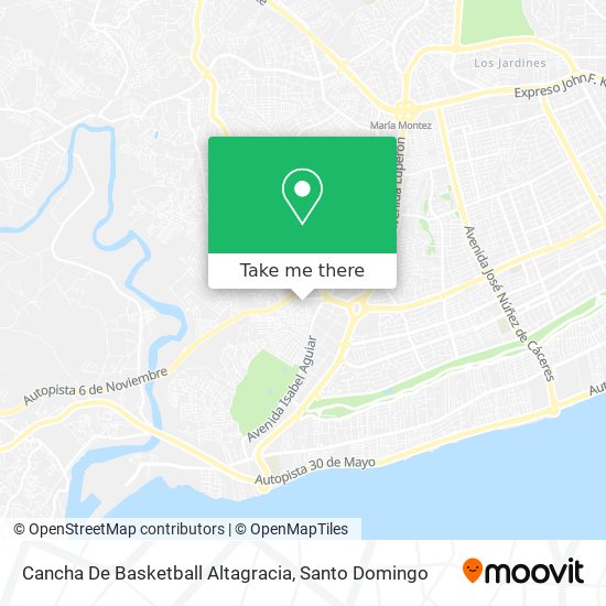 Cancha De Basketball Altagracia map