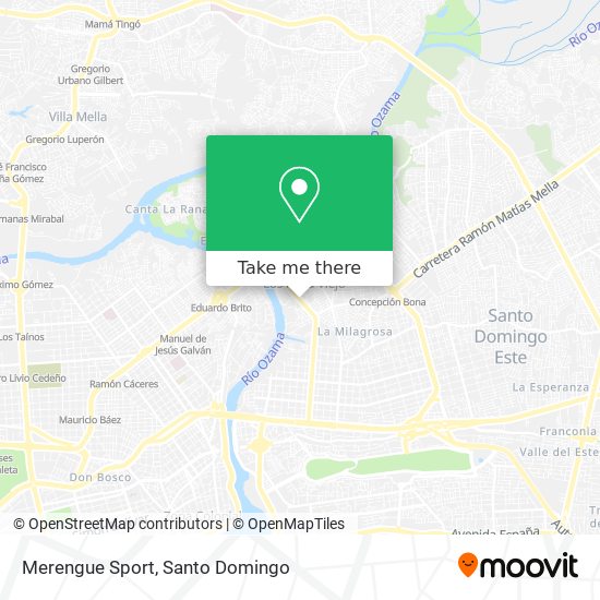 Merengue Sport map